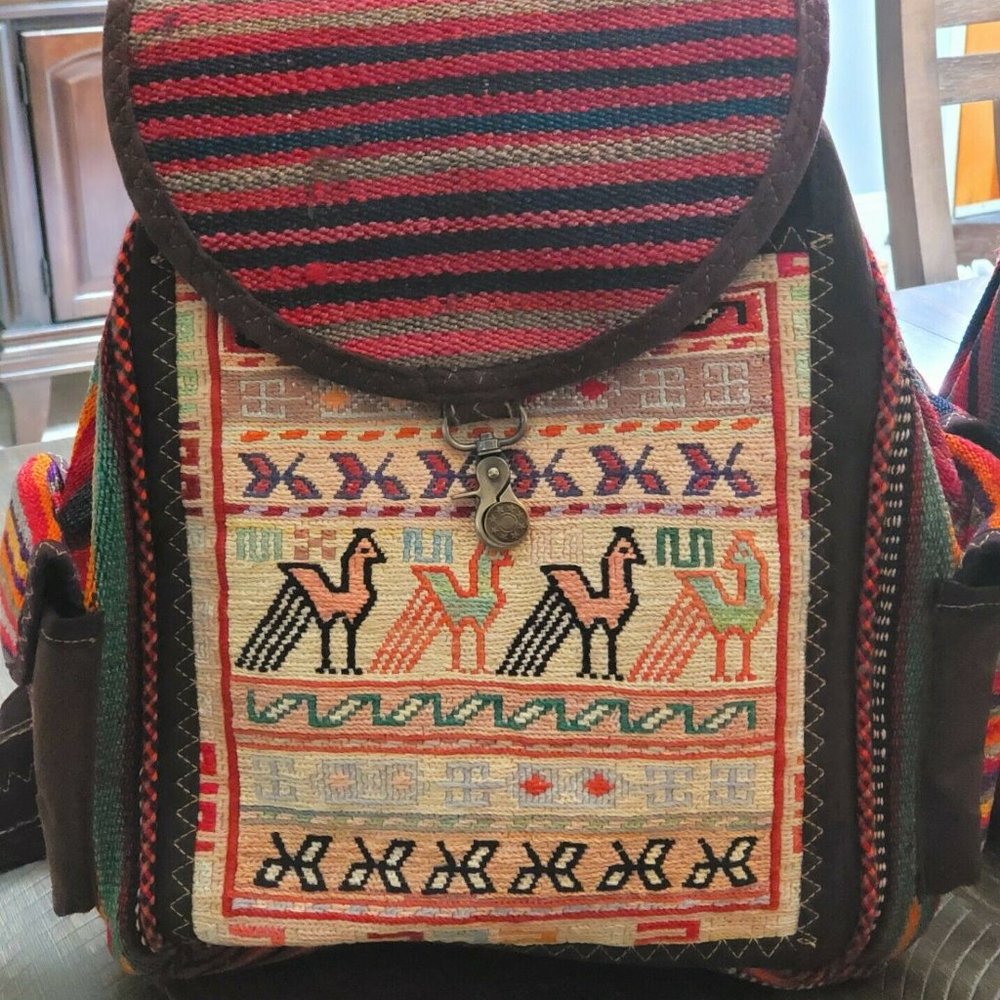 NEW Traditional Hand-made Backpack - Picture 2 of 11